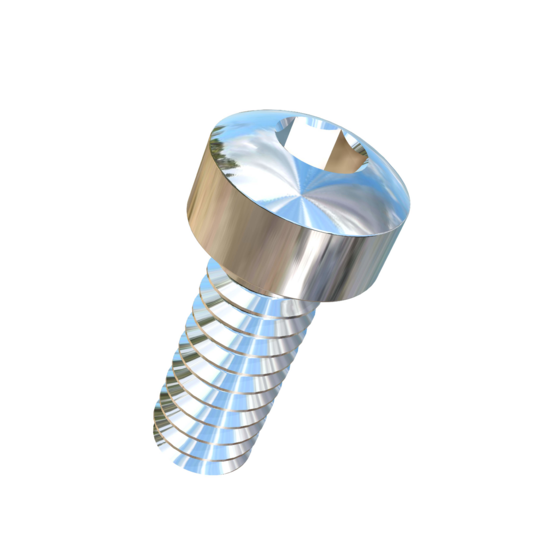 Titanium #10-24 X 1/2 UNC Fillister Head, Socket Drive, Allied Titanium Machine Screw